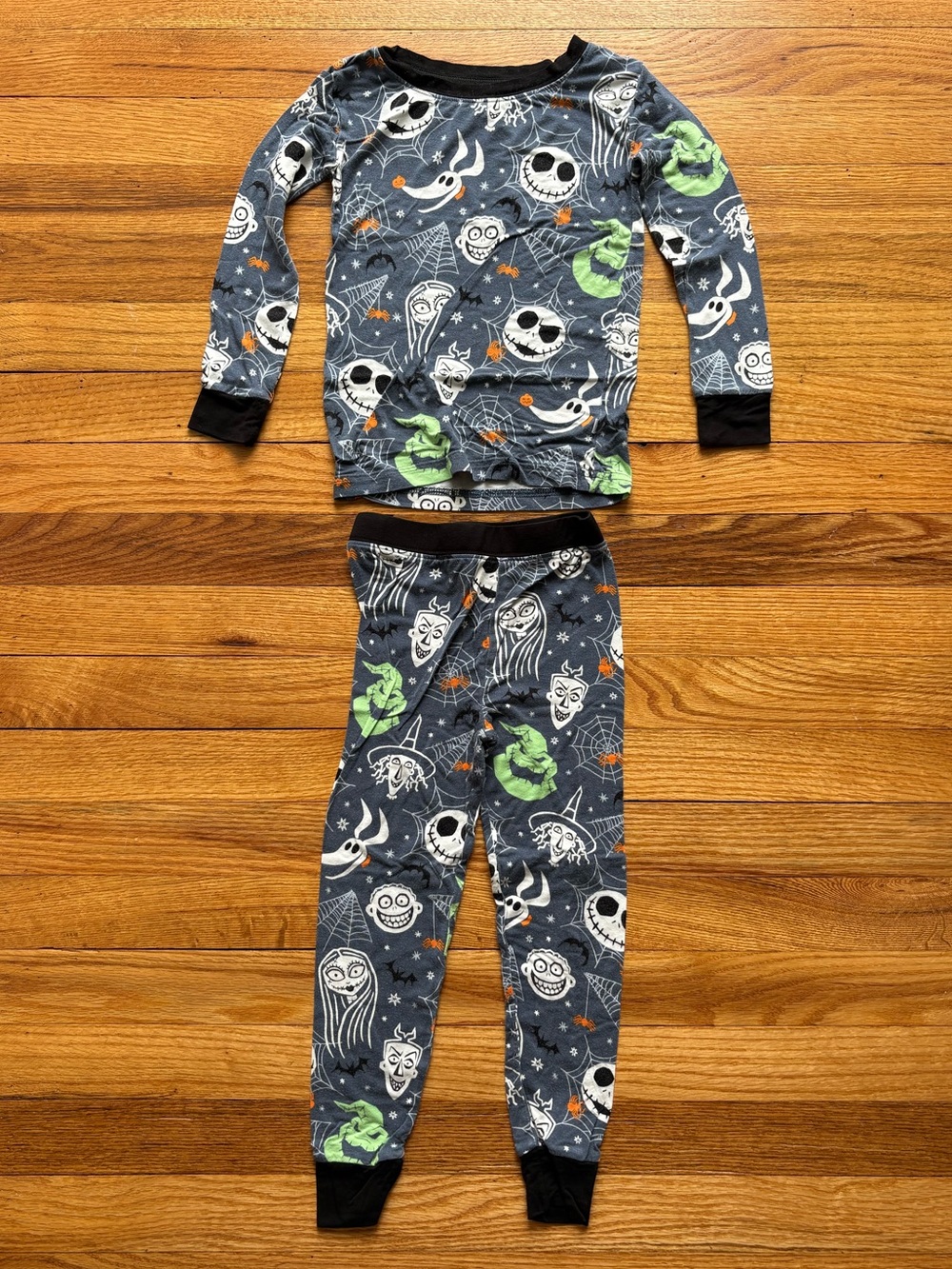 Little Sleepies Nightmare Before Christmas Two Piece Pajama Set Size 3T